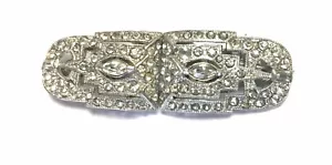 Vintage CORO Duette Anstecknadel Brosche ART DECO signiert Pat Nr 1798867 - Bild 1 von 6