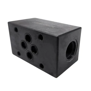 Cetop 3 SAE08 Scheibe A-A / B-B (2 X 3/4-16 UNF – 12.7) Intermediate Modul - Bild 1 von 5