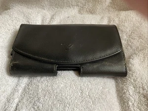 6.5" x 4" x 0.5" Leather Cell Phone Pouch Magnetic Case Belt Clip Holster - Photo 1 sur 7