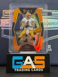 2021 Panini Select - Premier Level Brett Favre #135 Orange Prizm Die-Cut /249 - Picture 1 of 2