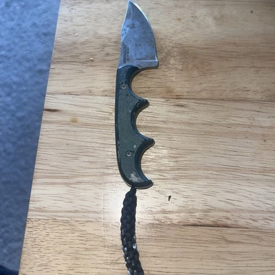 Black-green CRKT 2387 Minimalist Folts Bowie Knife Fixed Blade W/Sheath - Image 1 of 4