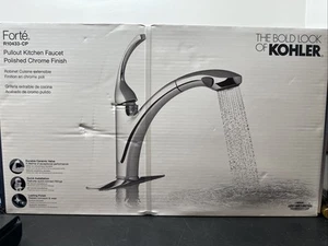 Kohler Forte Einhand-Ausziehbrause Küchenarmatur chrom R10433-CP - Bild 1 von 5
