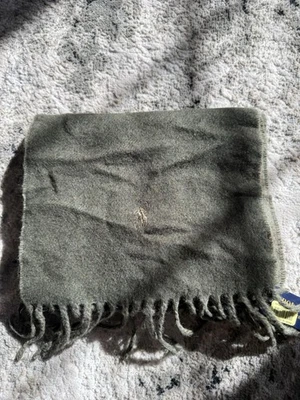 NWT Green Polo Ralph Lauren Scarf 80% Virgin Wool 20% Nylon - Image 1 of 3