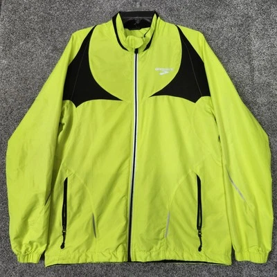 Brooks Running Jacket Men's Medium, Activewear Shelter Technology Yellow Vented - Image 1 of 4