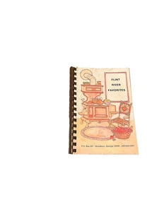 Flint River Favorites Cookbook -Lynda Rogers 1982, Paperback Spiral VTG - Picture 1 of 15