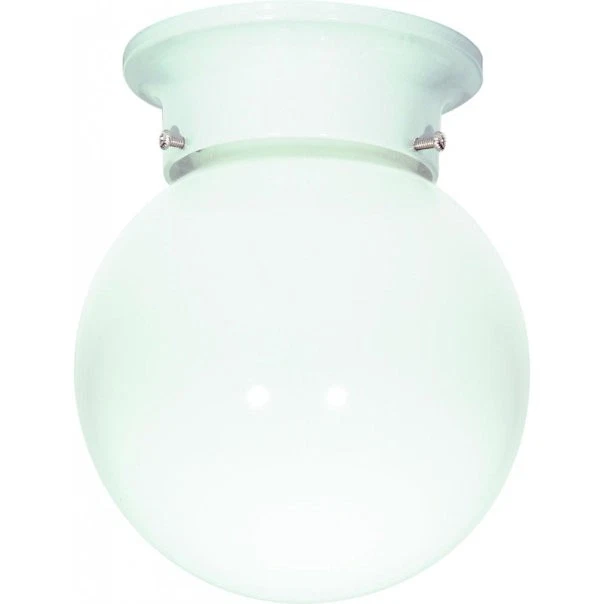 Nuvo SF77/947 Lámpara de techo de una luz montaje empotrado, vidrio blanco - NUEVO Foto 1 de 1