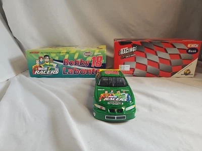 BOBBY LABONTE #18 BATERÍAS INTERESTATALES NASCAR RACERS 1999 PONTIAC 1:24 BANCO #NCA Foto 1 de 4