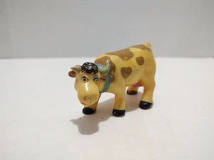 Muppets de juguete de vaca lechera de plástico vaca granero granja calle sésamo de colección  - Imagen 1 de 4