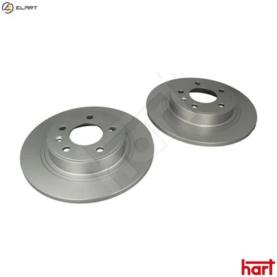 2x BRAKE DISC 256 758 FOR VAUXHALL ZAFIRA/Mk/III CHEVROLET ORLANDO CRUZE VOLT - Image 1 of 4