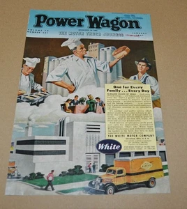 1947 White Truck Ad Print Bread Dodge Tractor - Picture 1 of 2