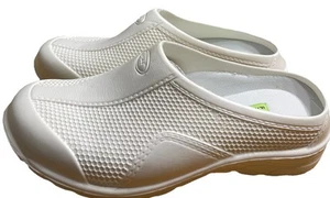 Zuecos médicos de enfermería ligeros talla 10 (41) uniformes naturales blancos - Imagen 1 de 9