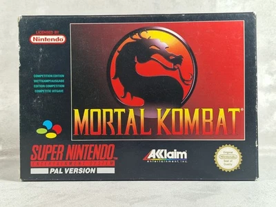 SNES Super Nintendo MORTAL KOMBAT 1 Acclaim CIB OVP NOE DEUTSCH TOP - Bild 1 von 4