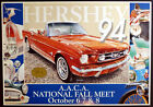 Ford Mustang 1994 A.A.C.A. HERSHEY National Meet. poster SIGNED by the artist!