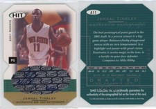 2001-02 SAGE Hit Rare-Cut Auto /100 Jamaal Tinsley #A11 Rookie Auto RC