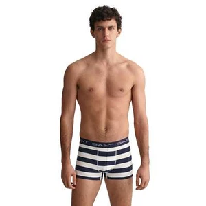 GANT Stripe Trunk 3 Pack - Evening Blue - Picture 1 of 8
