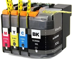4P XXL Printer Ink Set fits Brother LC20e MFC-J5920DW MFC-J775DW MFC-J985DW - Picture 1 of 1