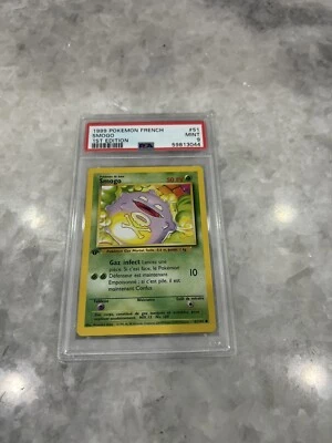 1999  Pokemon French Smogo 1st Edition Card #51 PSA Graded Mint 9 - Image 1 of 2