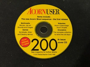 Acorn User "200th Issue" CD-ROM AUCD4 1998 - Bild 1 von 2