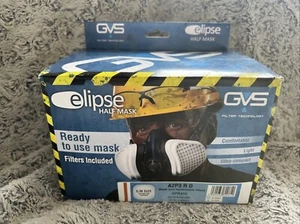 GVS Elipse Halbmaske A2P3 R D Maske und austauschbare Filter SPR495 Größe S/M - Bild 1 von 5