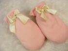ADULT BABY SISSY mittens PADDED PINK fleece OPT LOCK CHAIN BELL COSPLAY