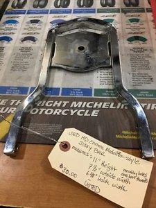 Harley Davidson Chrome Medallion-Style Sissy Bar - Picture 1 of 1