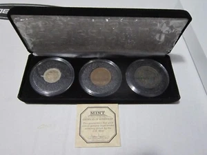 AMERICA'S 1867 2 CENTAVOS 1867 3 CENTAVOS 1837 CENTAVOS GRANDES 3 ESTADOS UNIDOS COMO NUEVO CONJUNTO DE MONEDAS CIRCULADAS - Imagen 1 de 14