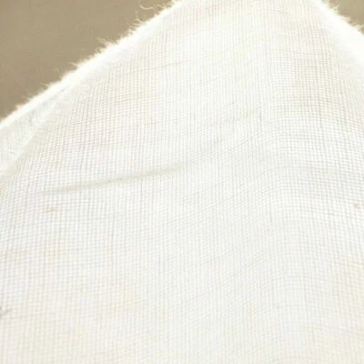 210cm Wide Off White 100% Cotton Gauze Mesh Fabric Cheese Cloth Butter Muslin - Image 1 of 4