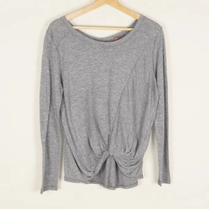 Zella Long Sleeve Front Knot Long Sleeve Top Womens Shirt Sz M - Foto 1 di 4