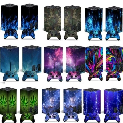 Pour Xbox Series X Skin Sticker Autocollant Vinyle Wrap Cover pour Console et Manettes - Photo 1/4