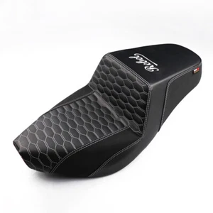 replacement seat pad Complete White Thread V23 Honda rebel cmx 300-500 2017-2024 - Picture 1 of 16