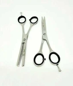 Juego de tijeras de peluquería profesionales de 2 piezas tijeras de pelo 5,5 pulgadas tijeras de pelo afiladas - Imagen 1 de 11