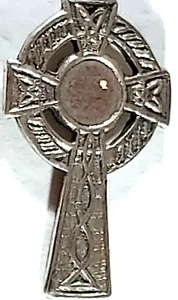 Ciondolo/pendente bracciale vintage argento sterling CROCE CELTICA #18, 2,08 g - Foto 1 di 4