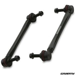 ADJUSTABLE 225-265mm DIY CUSTOM KIT CAR PAIR ANTIROLL SWAY BAR DROP LINK ROD SET - Picture 1 of 12