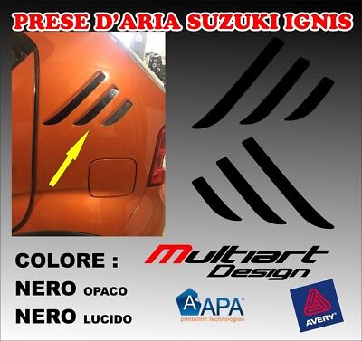 AdhÉsif Suzuki Ignis Prise D'air Pour CÔtÉ ArriÈre New Stickers Suzuki • 18.50€