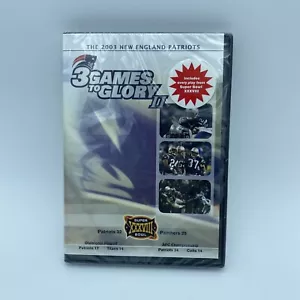 3 Games to Glory II DVD BRAND NEW England Patriots Football Tom brady - Picture 1 of 5