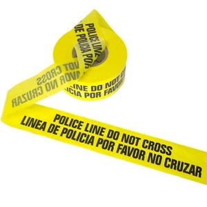Cinta Police Line Do Not Cross (español/inglés) 1000 pies - Imagen 1 de 1