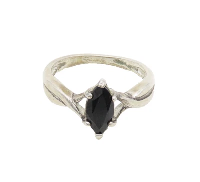 Anillo AVON 925 Plata de Ley Vintage Marquesa Hematita Banda Talla 7 RG18939 Foto 1 de 4