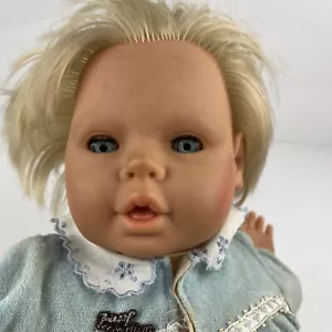 Vintage 1985 Max Zapf Creations Puppe 15" Vinyl Kopf weicher Körper West Germany - Bild 1 von 7