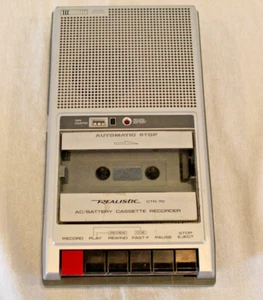 Realistic CTR-70 Portable Computer Cassette Tape Player Recorder - Works - Picture 1 of 13