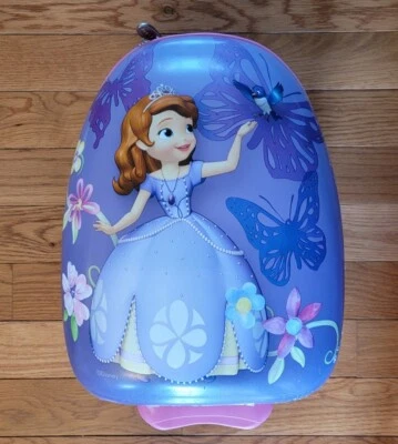 Disney Sofía the First 18" Maleta vertical rígida con ruedas equipaje de viaje Foto 1 de 4
