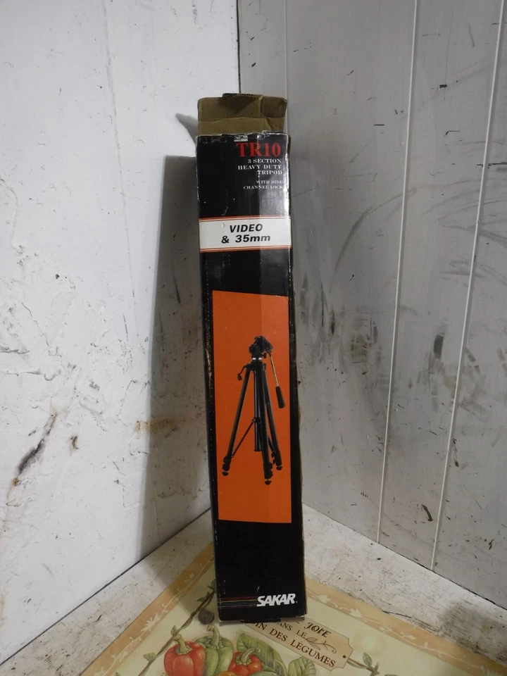 DIGITAL CONCEPTS TR-10 18"-50" TRIPOD FOR CAMERAS/CAMCORDERS BY SAKAR - Image 1 of 1