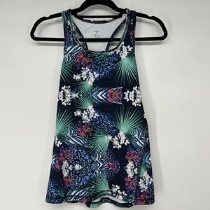 Z by Zella Floral Racerback Tank Top Active Womens Size M Workout Gym - Picture 1 of 5