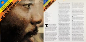 DICK GREGORY rare triple LP: The Best Of Dick Gregory / Vol. One  (1977 gate) SS - Picture 1 of 1
