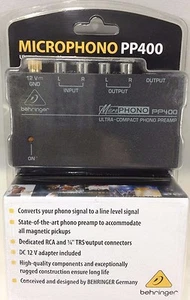 Behringer - PP400 - Microphono Compact DJ Phono Preamp - Picture 1 of 2