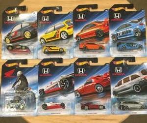 Hot Wheels HONDA 70th Anniversary Set 8 Cars - Picture 1 of 1