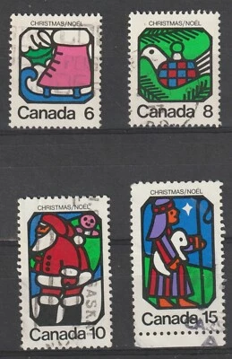 Canada 1973 #625-28 Christmas -Used Set of 4 (01) - Image 1 of 4