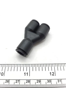 Legris 8-5/16, Wye Union, Nylon, schwarz, 3140 08 00, 0282G - Bild 1 von 2