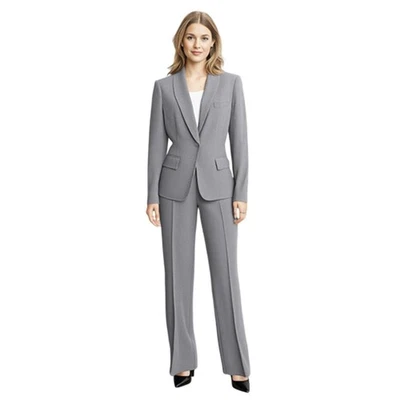 Traje Pantalón Anne Klein Gris Tallas Mixtas Pantalones 8P, Blazer 6P Foto 1 de 4