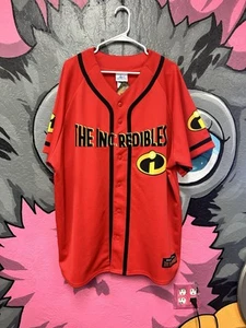 Walt Disney Pixar #5 The Incredibles Disneyland Baseball Jersey XL  - Picture 1 of 7