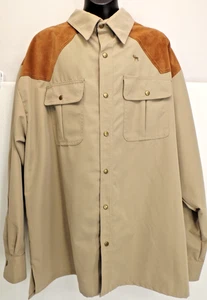 Gary Nesse Outdoor World Field Shacket long sleeve Micro Suede Shirt - XL - Picture 1 of 22